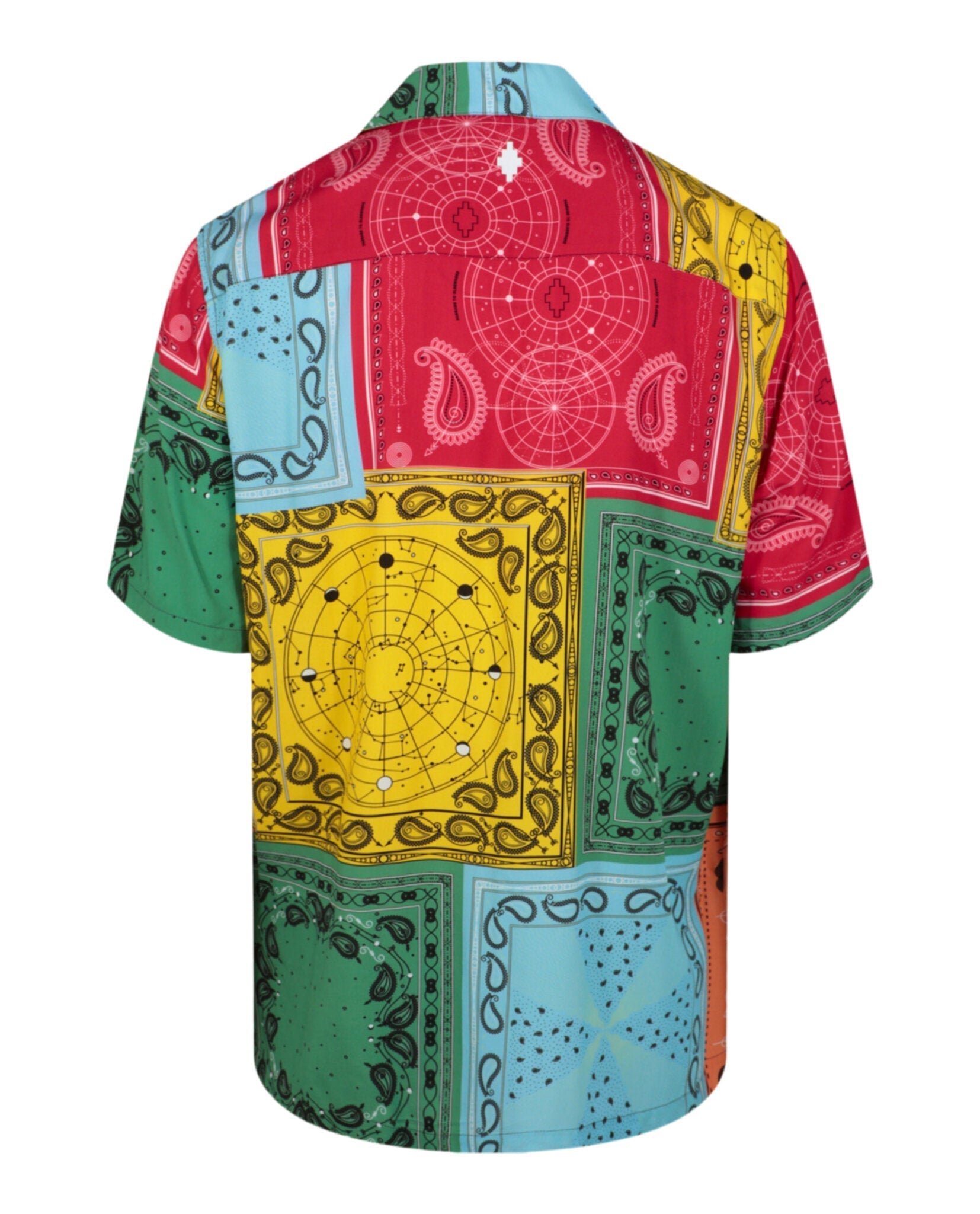 Marcelo Burlon Bandana Print Shirt Long Sleeves - Tophatter Daily Deals