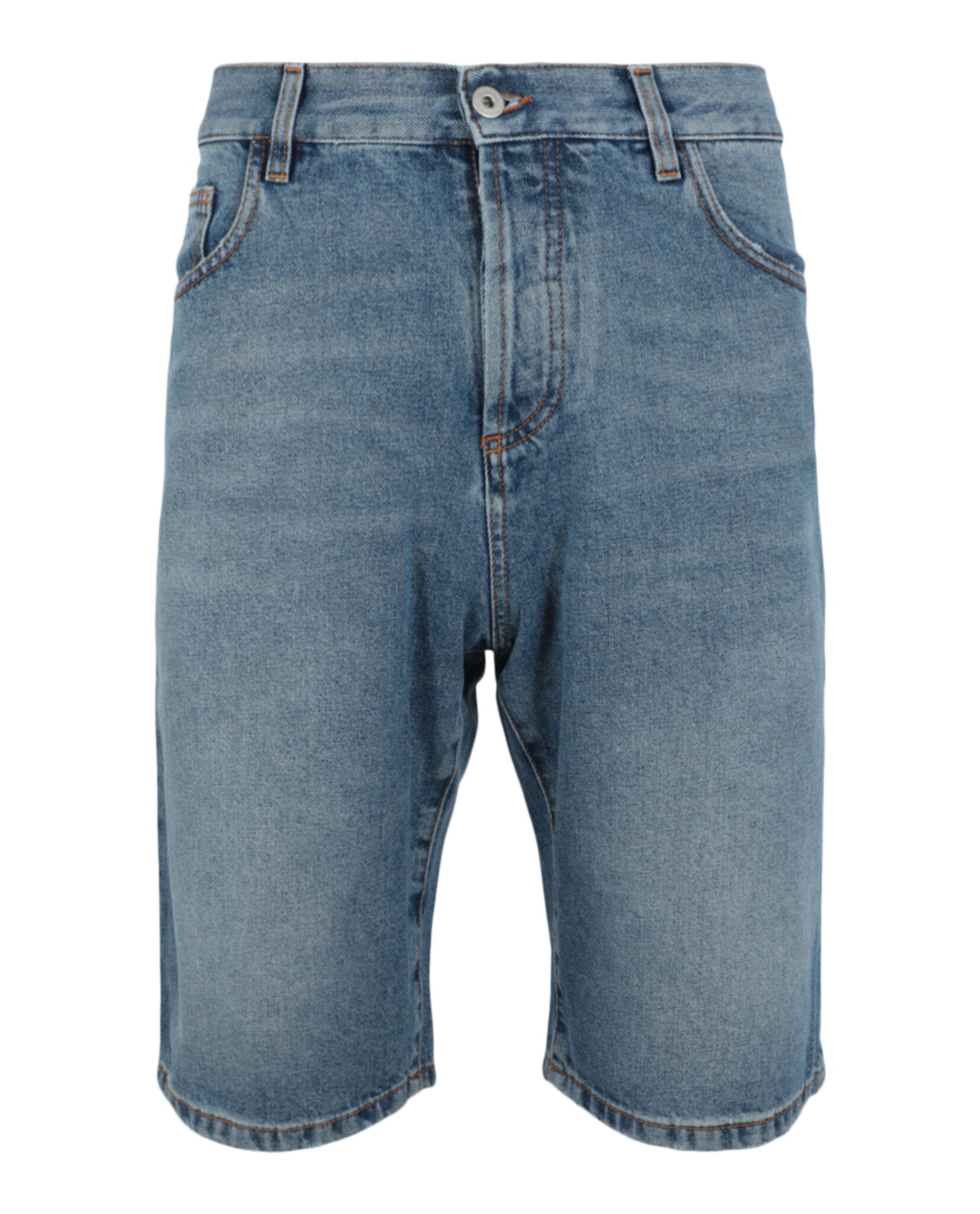 Marcelo Burlon Cross Stonewash Denim Shorts Blue Shorts - Tophatter Daily Deals