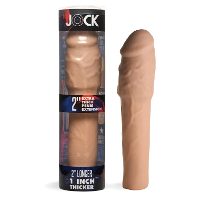 JOCK Extra Thick 2 Inch Penis Extension Sleeve Light 2 Inch Longer 1 Inch Thicker > Sex Toys For Men > Penis Sleeves - Tophatter Daily Deals