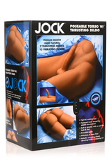 Jock Poseable Torso with Thrusting Dildo Medium Skin Tone 7 Inch Silicone Thrusting and Vibrating Male Torso > Sex Toys > Sex Dolls > Premium - Tophatter Daily Deals