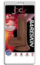 Jock 6 Inch Bareskin Dong with Balls Latte > Dildos > Realistic Dildos - Tophatter Daily Deals