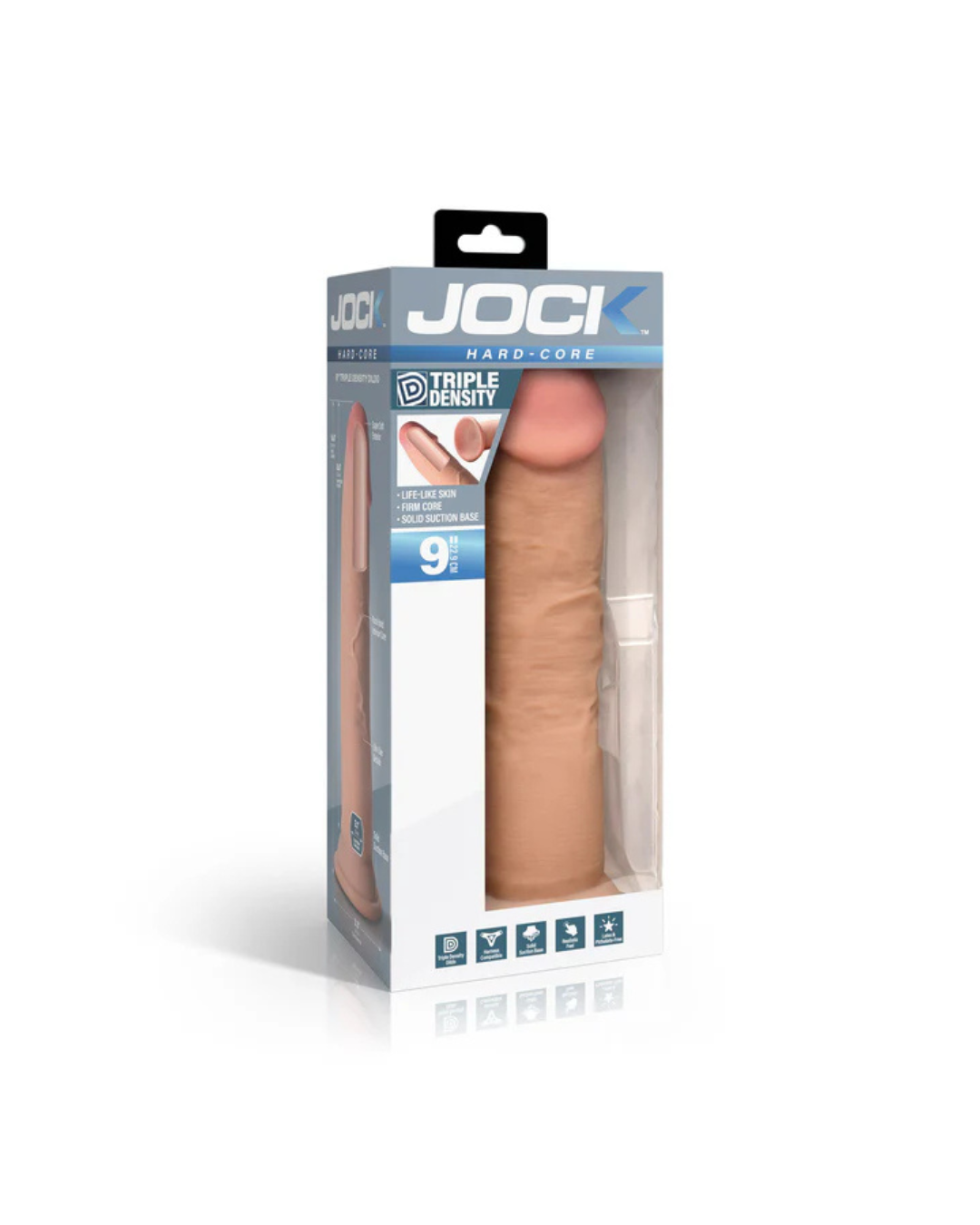 Jock Hard-Core 9 Inch Triple Density Dildo > Dildos > Large Dildos - Tophatter Daily Deals