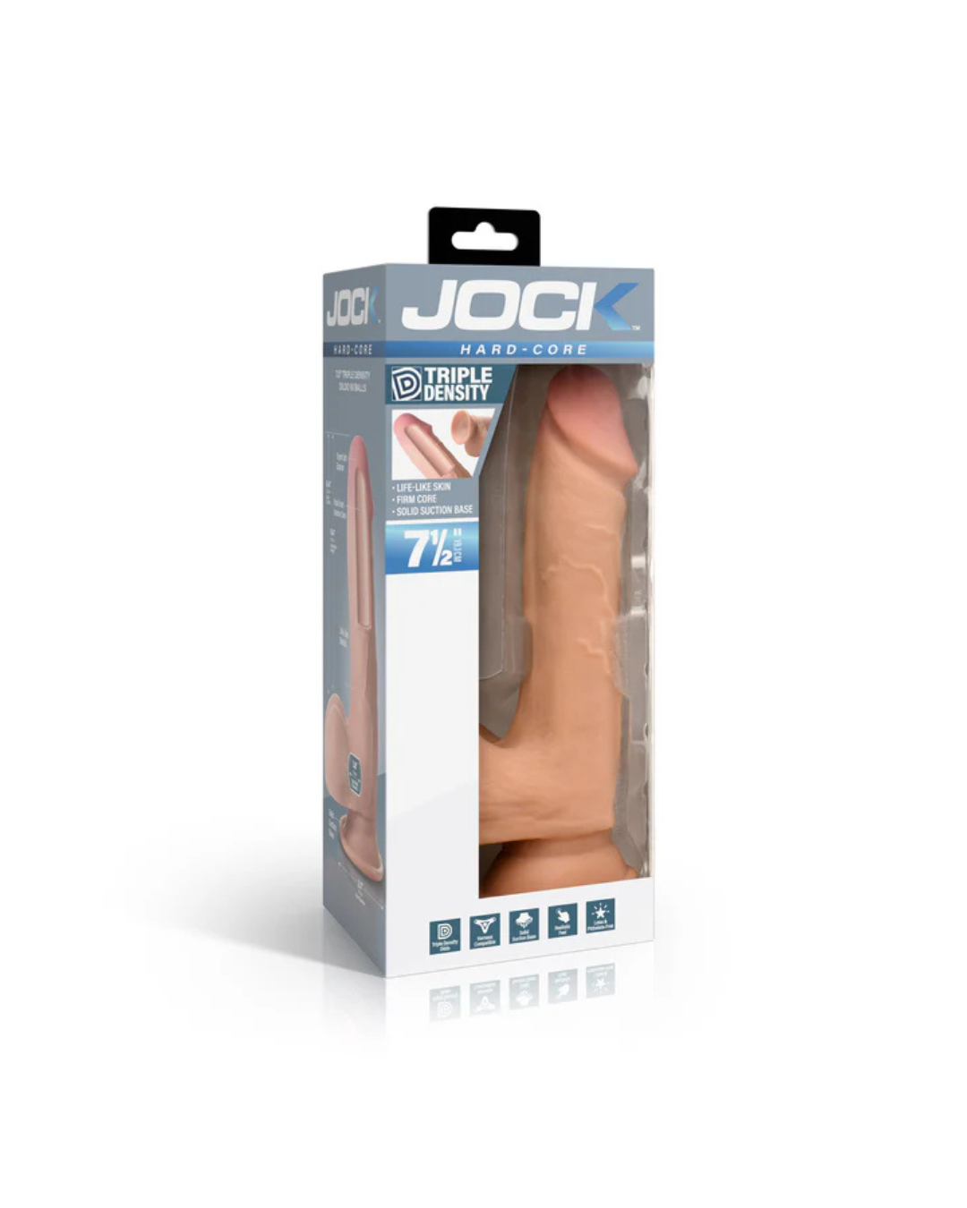 Jock Hard-Core 7.5 Inch Triple Density Dildo with Balls > Dildos > Realistic Dildos - Tophatter Daily Deals