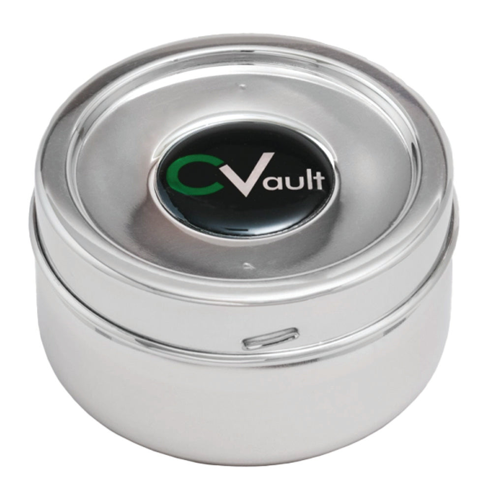 CVault Twist Stainless Steel Storage Container 14 Gram Storage Solutions - Tophatter Daily Deals