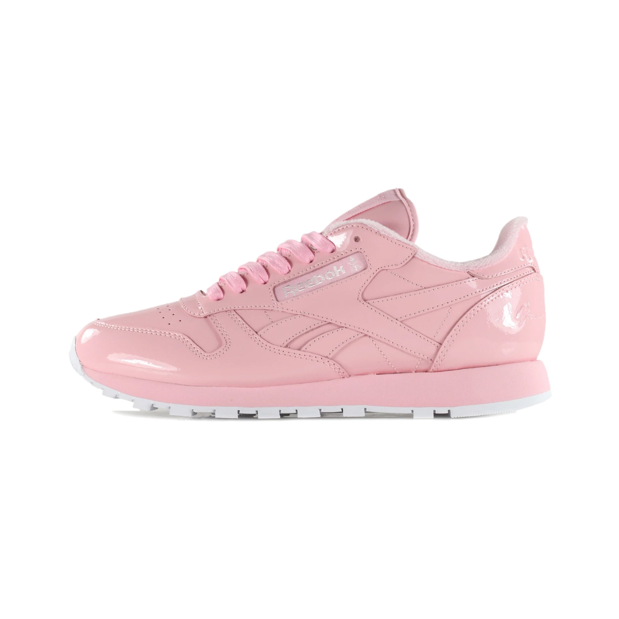 Reebok Men's Classic Leather Oc Shoes - Pink Glow/White Pink Glow White Footwear - Tophatter Daily Deals