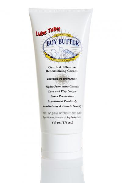 Boy Butter Desensitizing Comfort Cream - 6 Oz Lube Tube - Tophatter Daily Deals