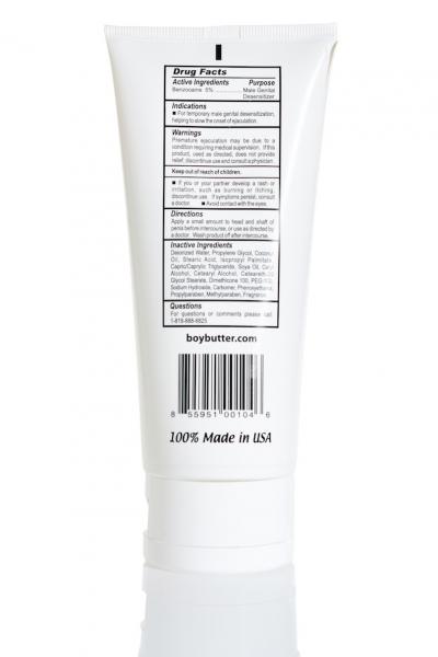 Boy Butter Desensitizing Comfort Cream - 6 Oz Lube Tube - Tophatter Daily Deals