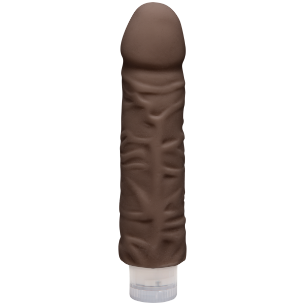 The D Shakin D 7 inch Vibrating Dildo Chocolate Brown - Tophatter Daily Deals