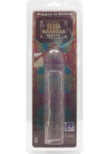 Big Warhead Sleeve 8 Inch Clear - Tophatter Daily Deals