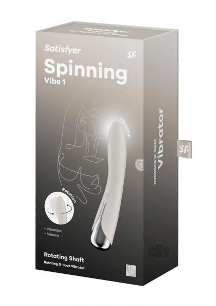 Satisfyer Spinning Vibe 1 Beige - Tophatter Daily Deals