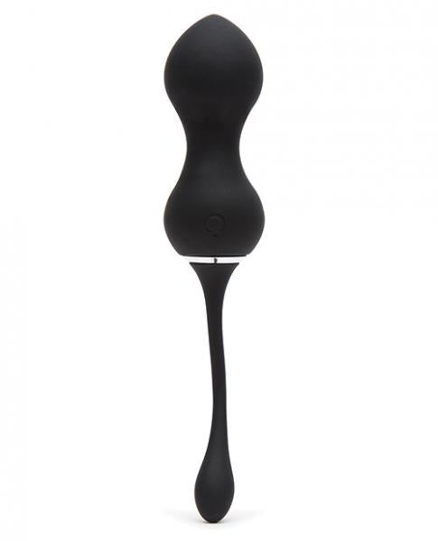 Fifty Shades Of Grey Relentless Vibrations Remote Control Kegel Balls Black - Tophatter Daily Deals