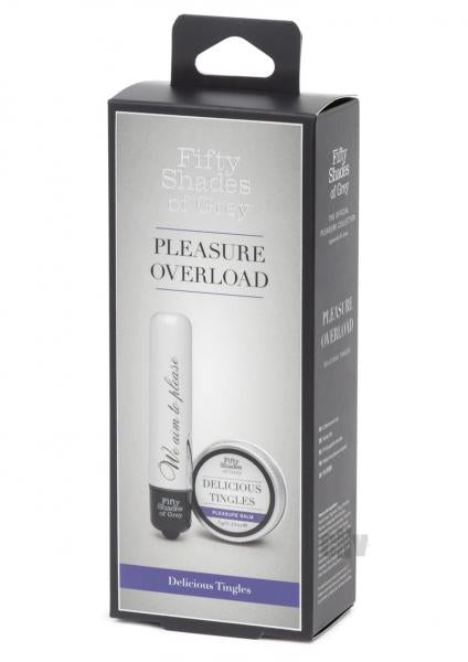 Fifty Shades Of Grey Pleasure Overload Delicious Tingles Gift Set 2 Pieces - Tophatter Daily Deals