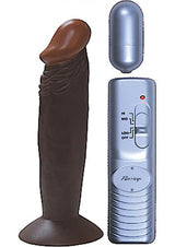 All American Whopper 6 inches Vibrating Dong Brown - Tophatter Daily Deals
