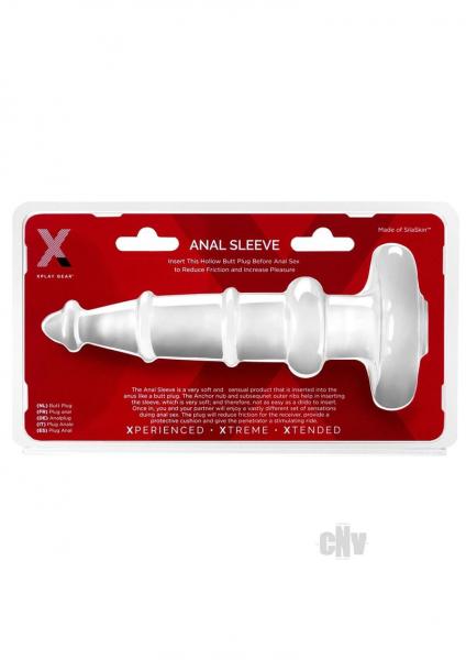 Xplay Anal Sleeve Plug 7 Clear - Tophatter Daily Deals