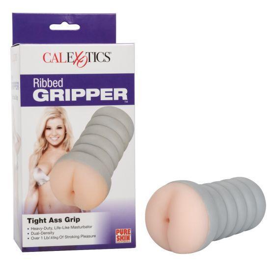 Ribbed Gripper Tight Ass Ivory Beige Stroker - Tophatter Daily Deals