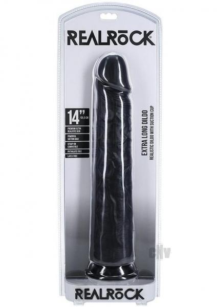 Realrock Xl Straight 14 Black - Tophatter Daily Deals