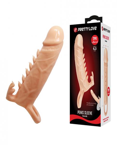 Pretty Love Emmitt 6.3" Penis Sleeve - Ivory - Tophatter Daily Deals