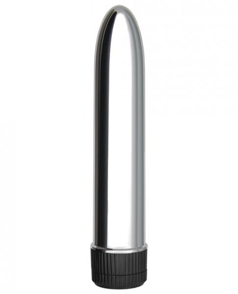 Erotic Toy Company Chrome Classics 5 Vibe - Silver - Tophatter Daily Deals