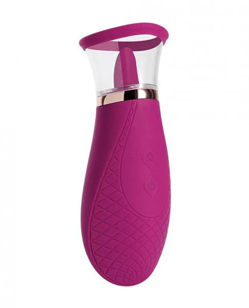 Scioness Sucking And Licking Clitoral Stimulator - Pink - Tophatter Daily Deals