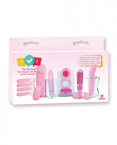 Try-curious Vibe Set - Pink - Tophatter Daily Deals