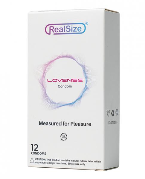 Lovense Realsize 56mm Condoms - Box Of 12 - Tophatter Daily Deals