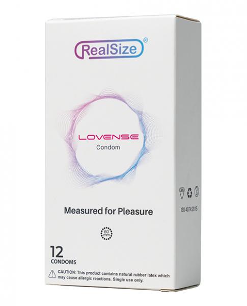 Lovense Realsize 60mm Condoms - Box Of 12 - Tophatter Daily Deals