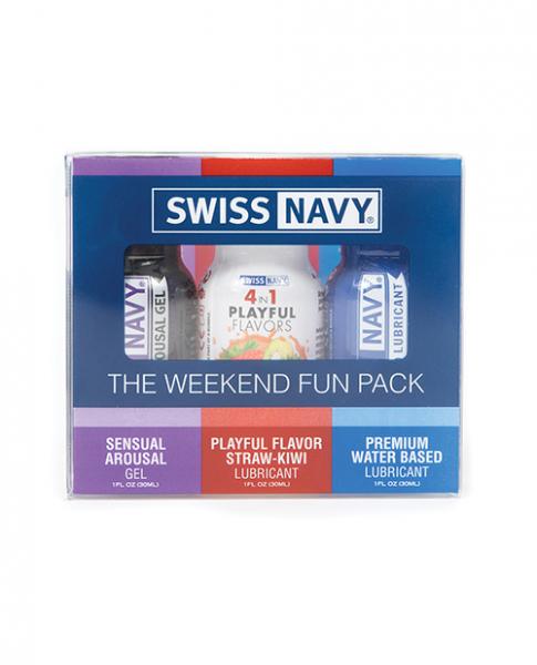 Swiss Navy Weekend Fun Pack Of 3 - 1 Oz - Tophatter Daily Deals