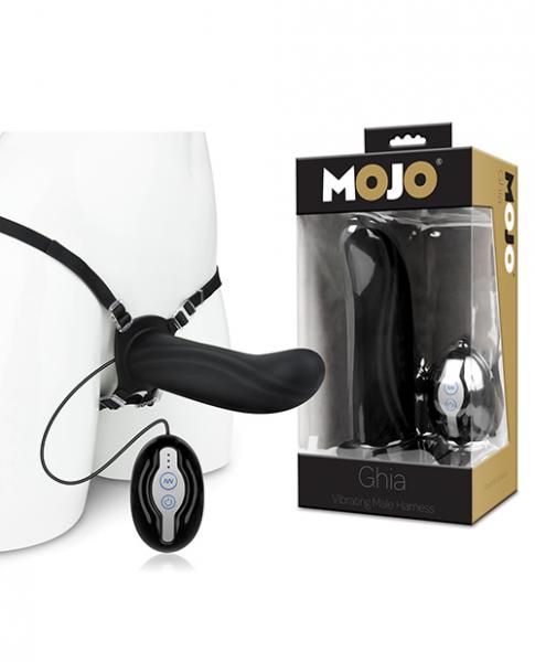 Mojo Ghia Vibrating Male Harness Black - Tophatter Daily Deals