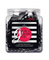 G How I Adore You G-Spot Cream Tub Of 100 Single Use Packet - Tophatter Daily Deals