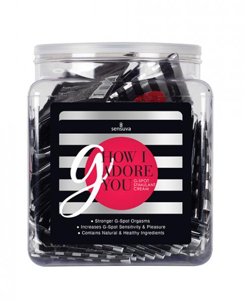 G How I Adore You G-Spot Cream Tub Of 100 Single Use Packet - Tophatter Daily Deals