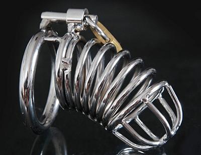 Bastille Penile Confinement Cage Stainless Steel - Tophatter Daily Deals