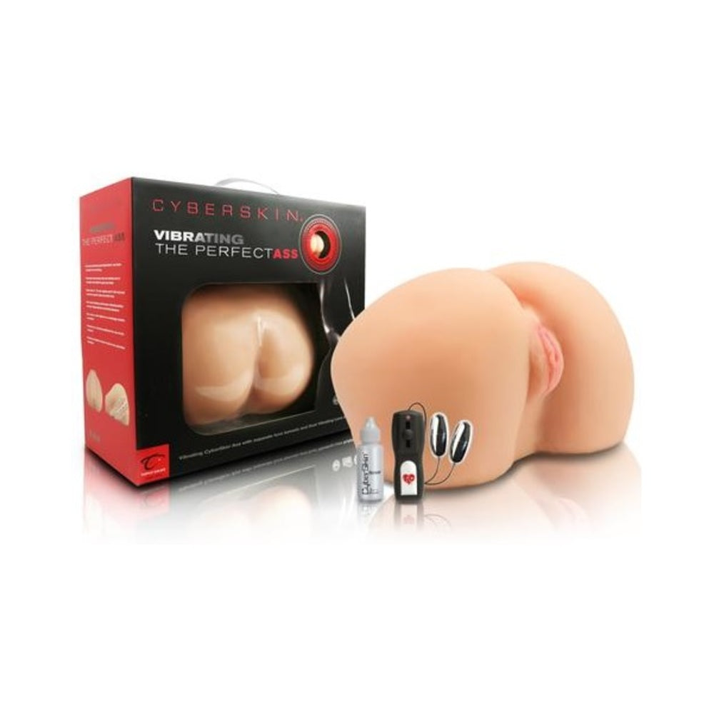 CyberSkin Vibrating Perfect Ass - Beige - Tophatter Daily Deals