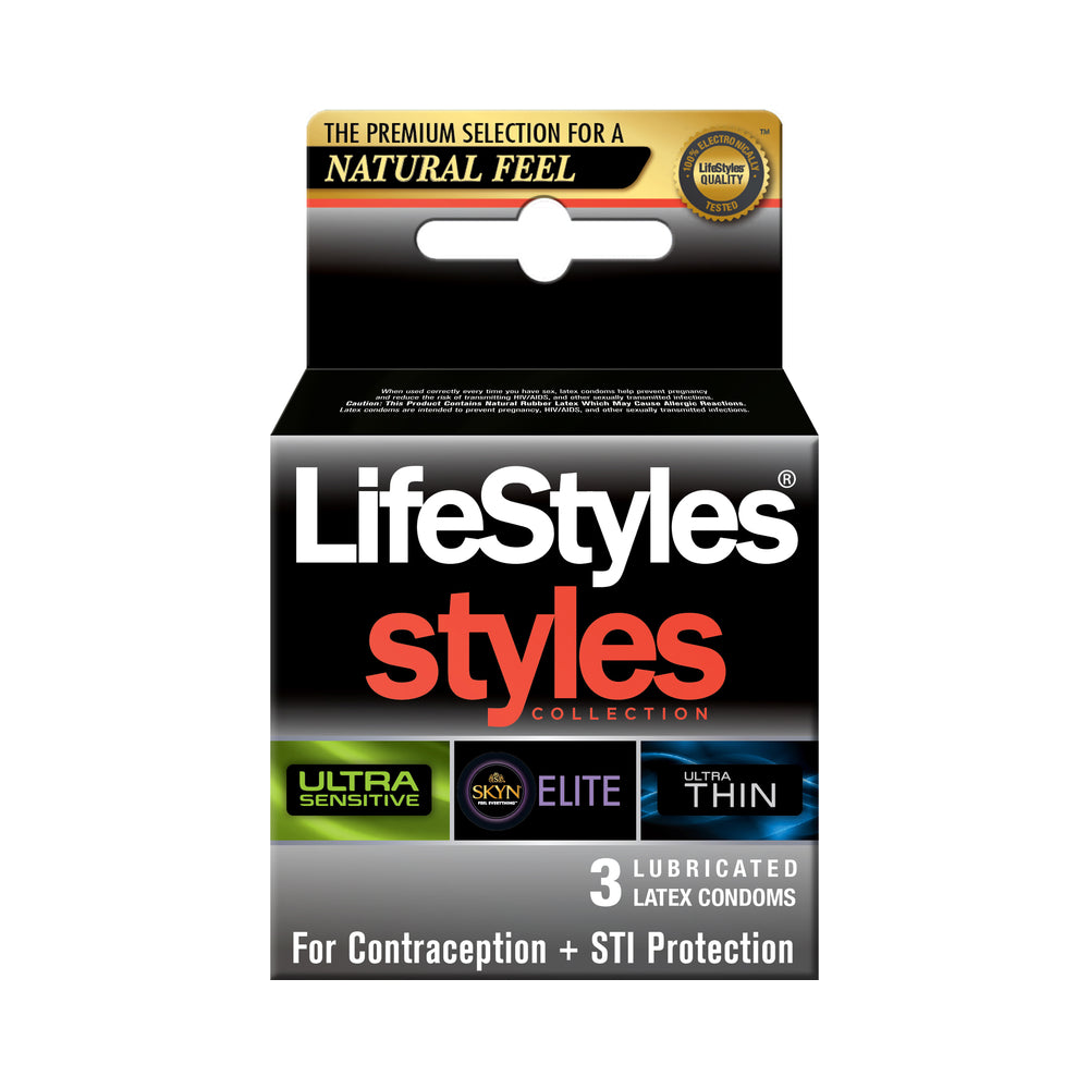 Lifestyles Styles Sensitive Collection Condoms 3 Pack - Tophatter Daily Deals