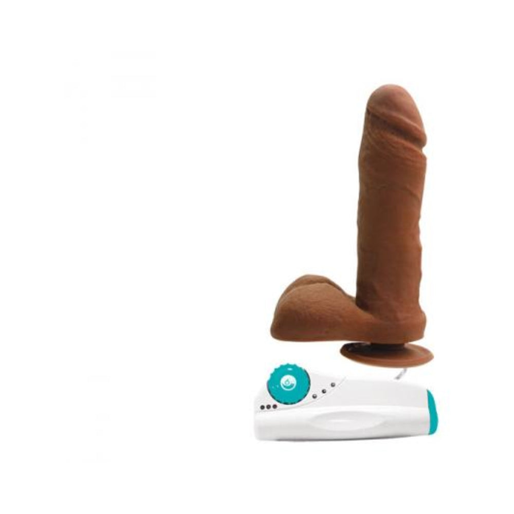 Average Joe The Carpenter Mauricio Vibrating Dildo Brown - Tophatter Daily Deals