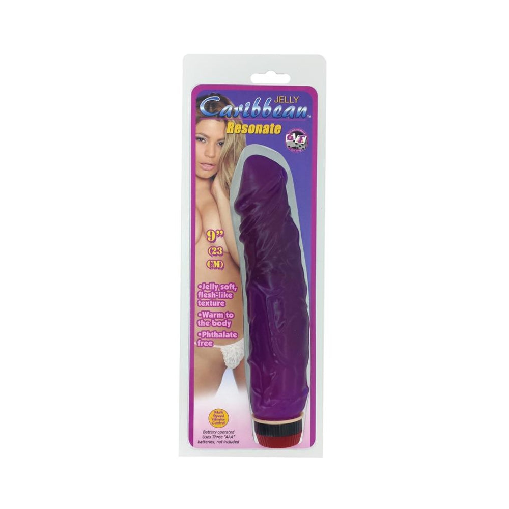Jelly Resonate Purple Vibrator - Tophatter Daily Deals