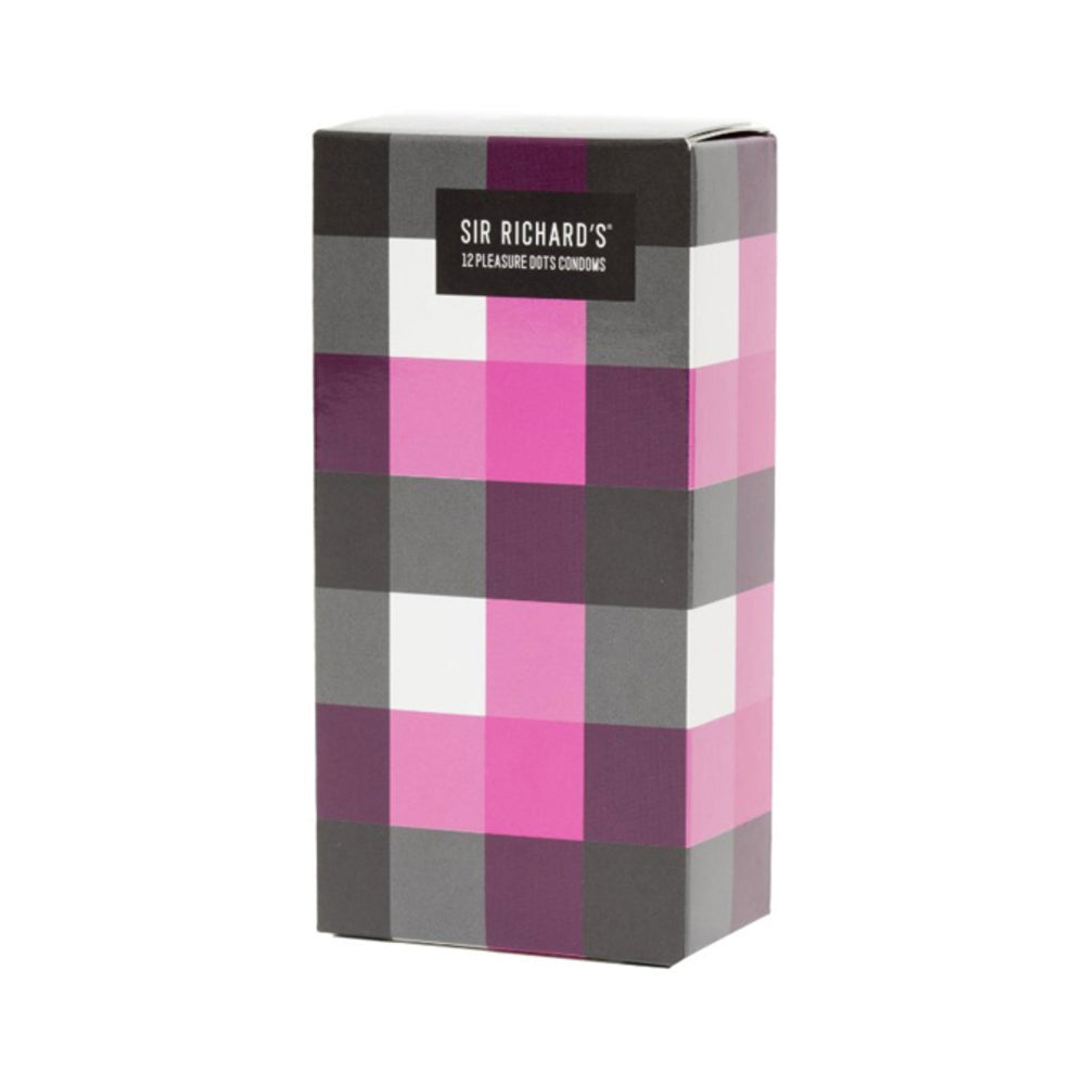 Sir Richard's Pleasure Dots Latex Condom 12 Pack - Tophatter Daily Deals
