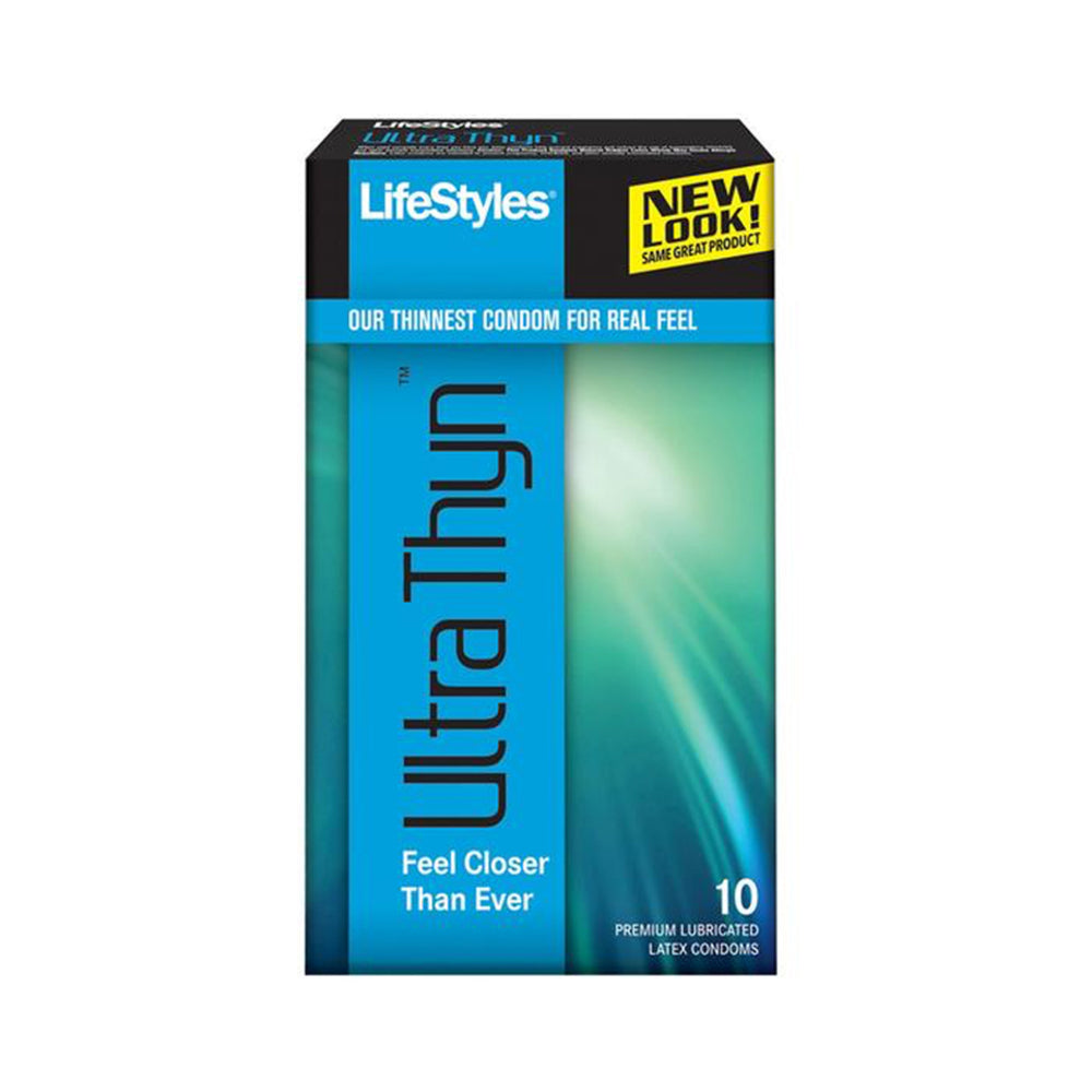 Lifestyles Ultra Thyn Latex Condoms 10 Count Package - Tophatter Daily Deals