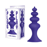 The 9's, Plug & Play, Silicone Plug, Tower, Plum - Tophatter Daily Deals