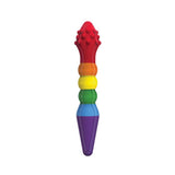 Rainbow Knob Job Dildo - Tophatter Daily Deals