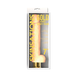 Skinsations Gold Series Gravy Train 7in Vibrating Dildo Multi Function - Tophatter Daily Deals