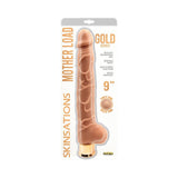 Skinsations Gold Series Motherload 9in Vibrating Dildo Multi Function - Tophatter Daily Deals