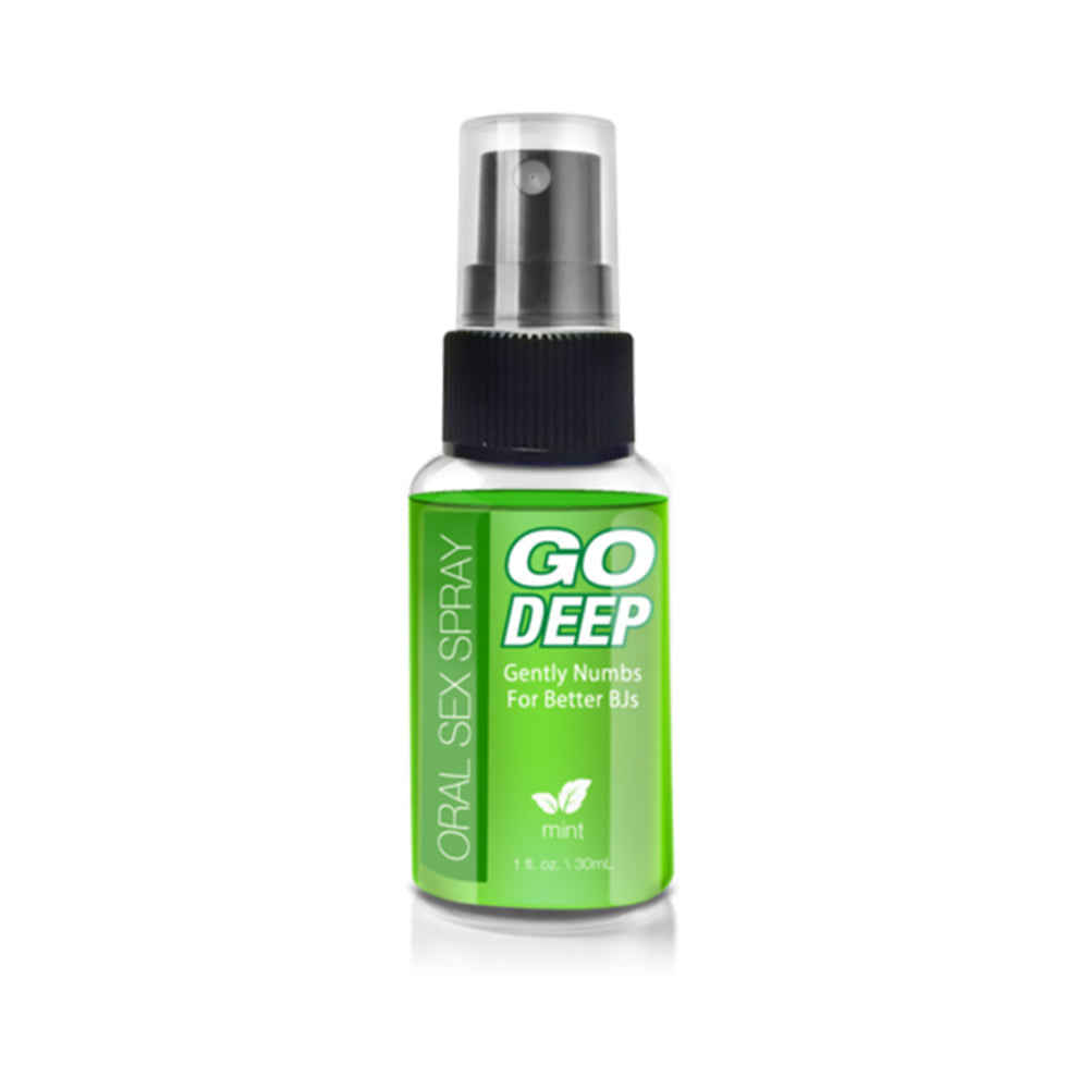 Go Deep Oral Sex Spray Mint 1 fl oz - Tophatter Daily Deals