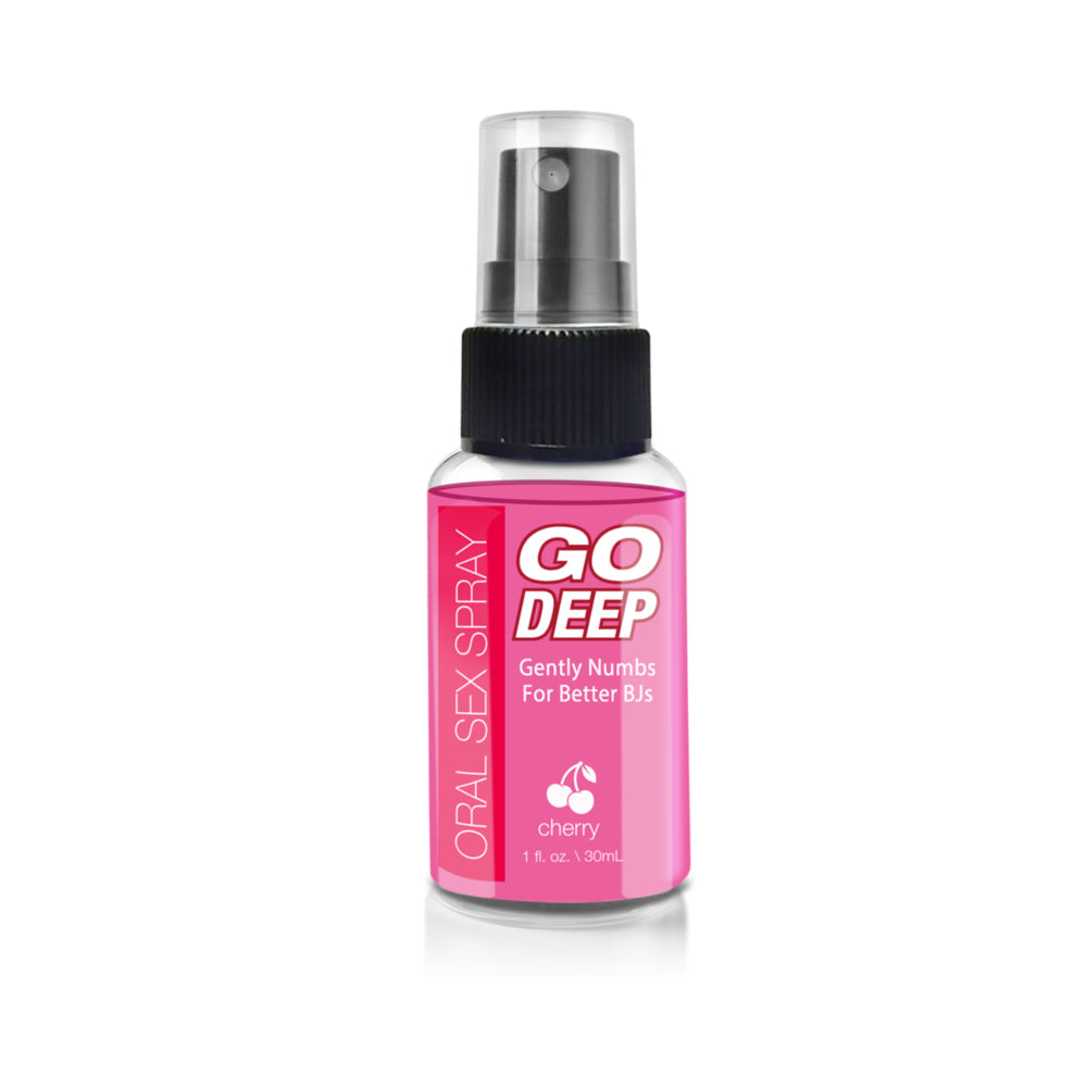 Go Deep Oral Sex Spray Cherry 1 fl oz - Tophatter Daily Deals