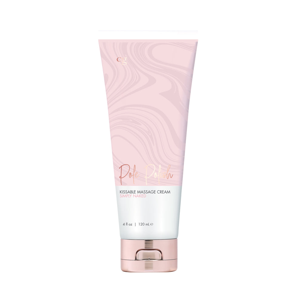 Cgc Pole Polish Kissable Massage Cream Simply Naked 4oz - Tophatter Daily Deals