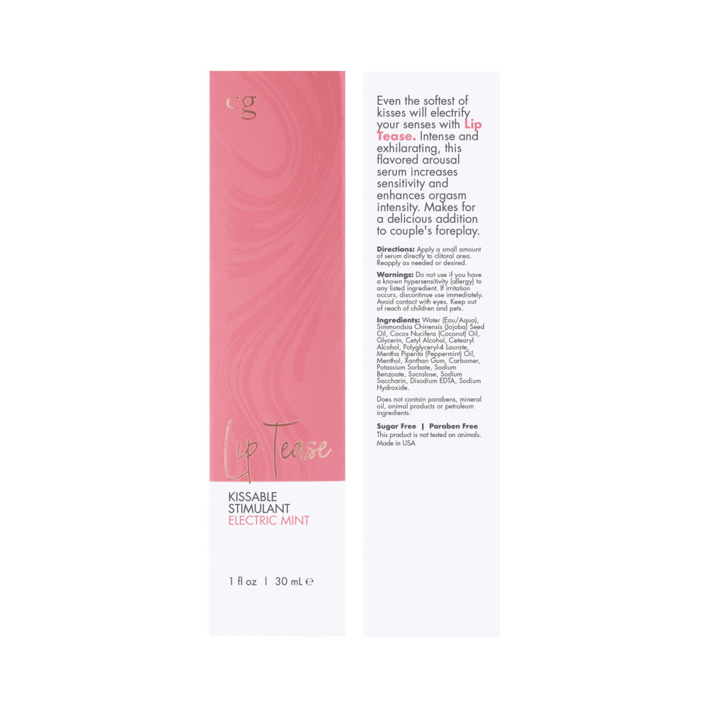 Cgc Lip Tease Kissable Stimulant Electric Mint 1oz - Tophatter Daily Deals