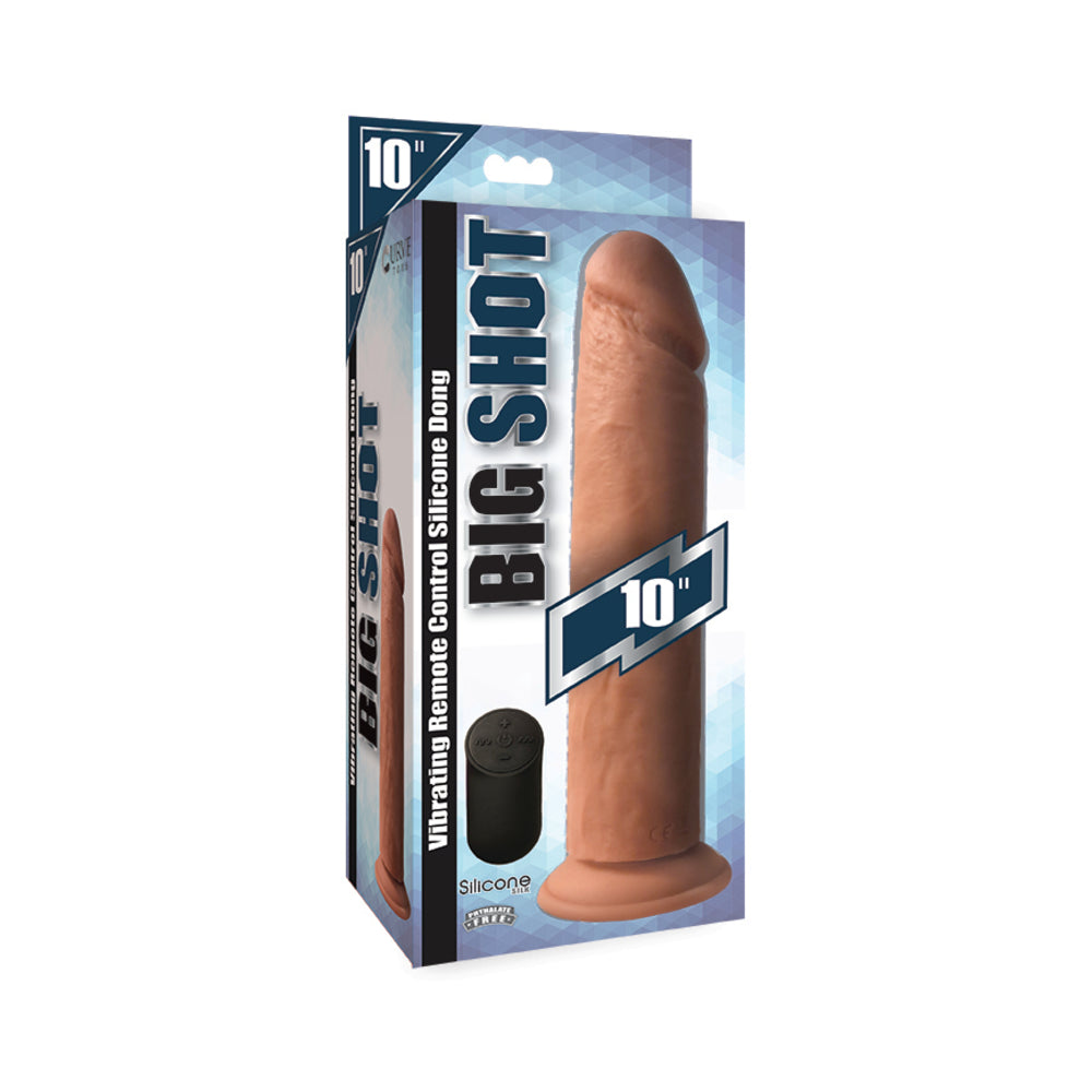 Big Shot Silicone Vibrating Dong Light 10in - Tophatter Daily Deals