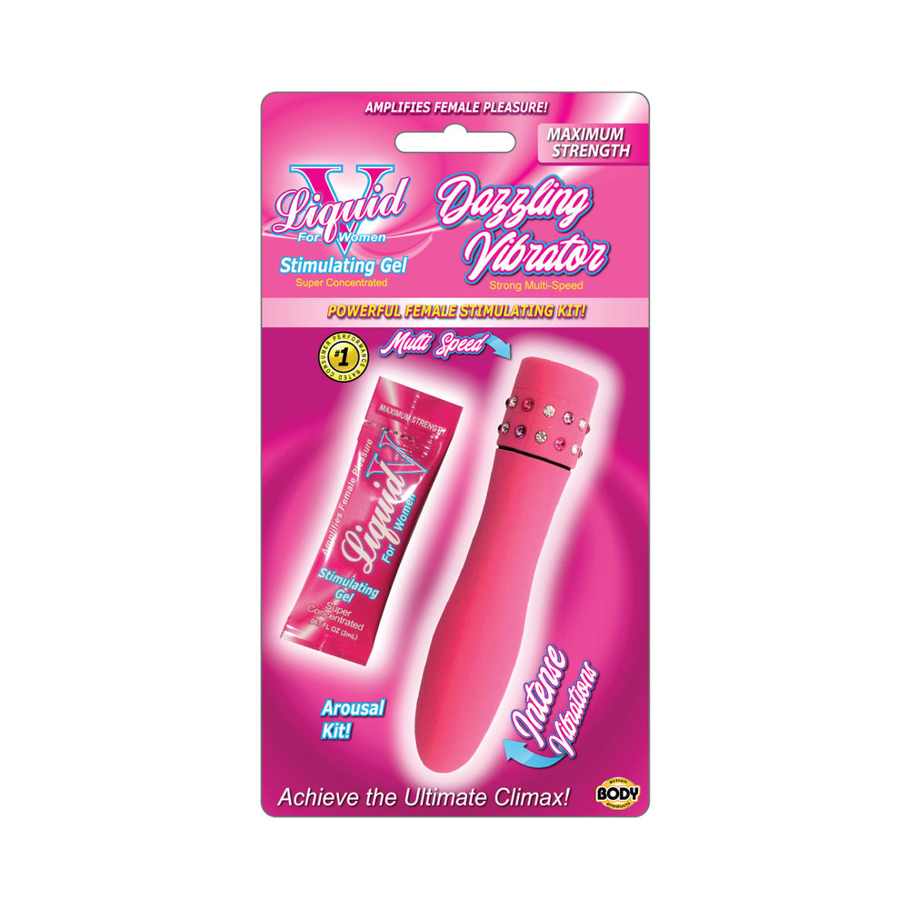 Liquid V Dazzling Vibrator Kit - Tophatter Daily Deals