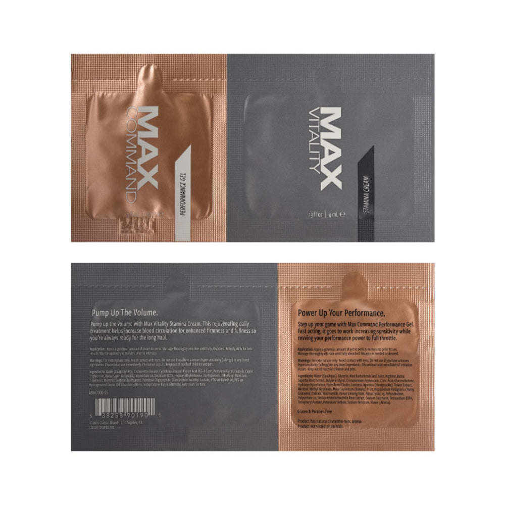 Max Command&vitality Duo Foil 1.5 Ml - Tophatter Daily Deals