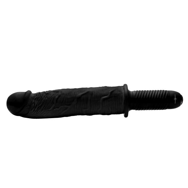 The Violator XXL Vibrating Giant Dildo Thruster Black - Tophatter Daily Deals