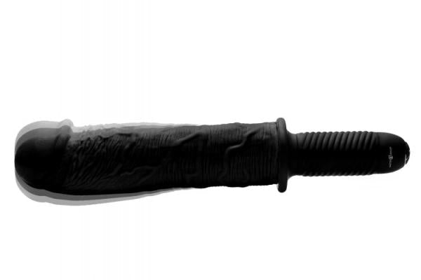 The Violator XXL Vibrating Giant Dildo Thruster Black - Tophatter Daily Deals